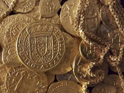Hallado en Florida un tesoro de 350 monedas españolas de 300 años
