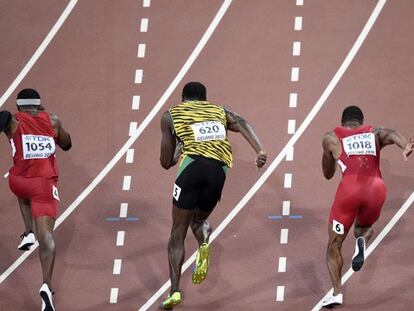 La carrera íntegra de los 100 metros