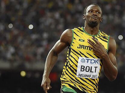 Bolt se impone a Gatlin en la final de los 100 metros lisos