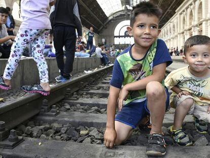 Un 30% de los refugiados son niños
