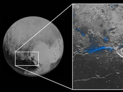 Plutón tiene glaciares, agua y compuestos orgánicos