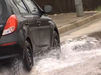 La lluvia vuelve a inundar la costa mediterránea andaluza
