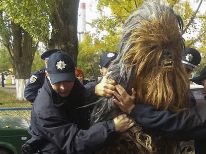 ‘Chewbacca’, detenido en Ucrania