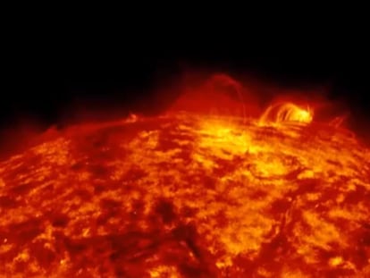 Las llamaradas solares, al milímetro