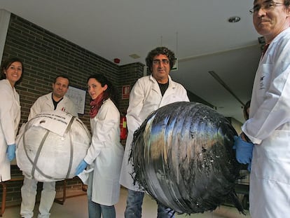 Una nueva esfera caída del cielo alarma a los vecinos de Calasparra