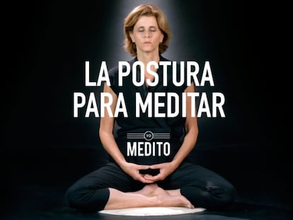 La postura para meditar