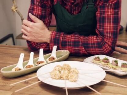 Tres aperitivos navideños para vagos y torpes