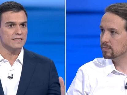 La autodeterminación enfrenta a Pedro Sánchez y a Pablo Iglesias