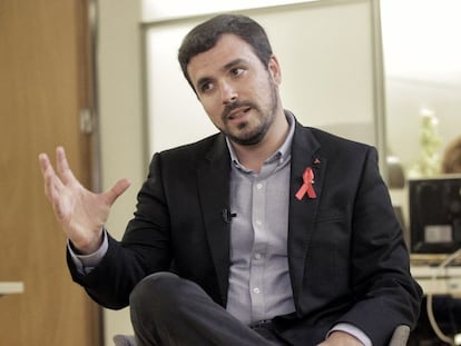 Alberto Garzón: “El proyecto de Ciudadanos es muy peligroso”