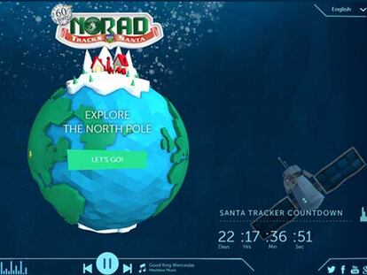 Los radares que velan por Papá Noel