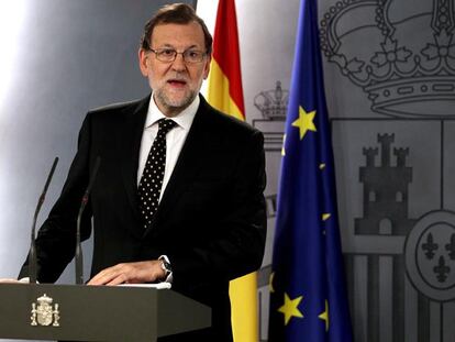 Rajoy, a Puigdemont: “No dejaré que nadie se arrogue poderes ilimitados”