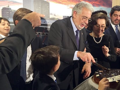Plácido Domingo celebra sus 75 años.