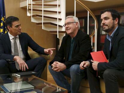 Sánchez inicia la ronda de negociaciones para formar Gobierno.