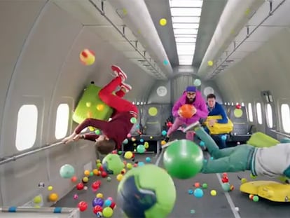 El videoclip 'Upside Down & Inside Out', del grupo OK Go.