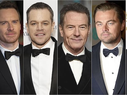 Fassbender, Damon, Cranston, DiCaprio e Redmayne pelo Oscar de melhor ator.