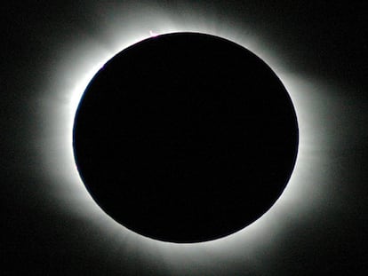 Eclipse total solar de 2006, visto desde Egipto. AP