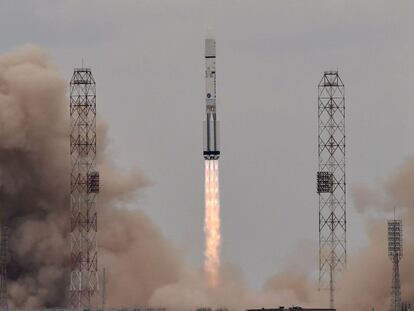 La misión despega del cosmódromo de Baikonur. KIRILL KUDRYAVTSEV AFP