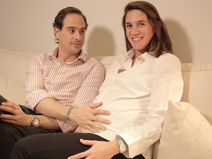Juan Rodríguez-Fraile y Teresa Dávila esperan su primer hijo, Bosco, diagnosticado con síndrome de DOWN.