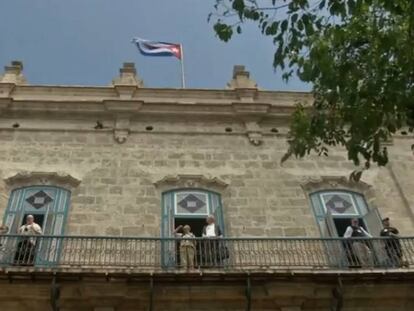 Un edificio del centro de La Habana Vieja.