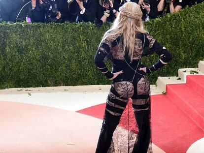 Madonna en la gala del Met.