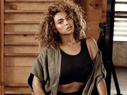 Beyoncé, posa con la línea de ropa Ivy Park.