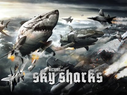 Llega el tráiler de la película definitiva: tiburones voladores, zombis y nazis