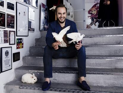 Jorge Blass, dos tórtolas y el conejo de la suerte