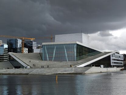 La Ópera de Oslo, inaugurada en 2008.