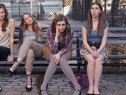 Imagen promocional de la serie 'Girls'.