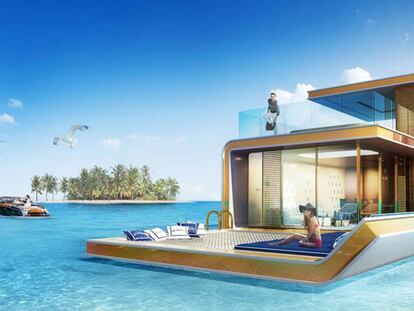 Se vende casa flotante con vistas al fondo del mar