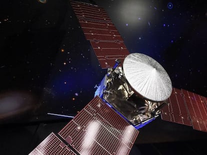 Recreación de la sonda Juno.