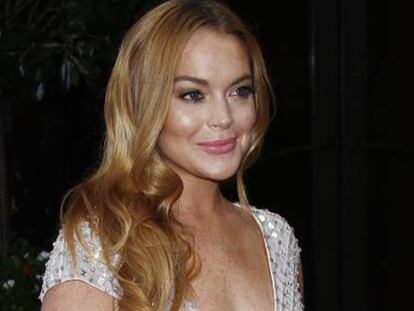 Lindsay Lohan, en un acto en Londres el pasado junio.