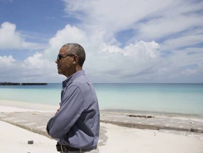 Barack Obama, durante su visita a Papahanaumokuakea.
