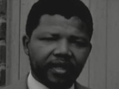 Un vídeo inédito de 1956 muestra la primera aparición de Mandela en televisión