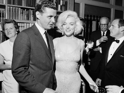 Sale a subasta el vestido con el que Marilyn Monroe cantó ‘Cumpleaños feliz’