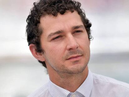 Shia LaBeouf, en el festival de Cannes.