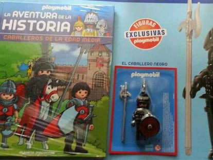 Primer fascículo de 'La aventura de la historia', de Playmobil.