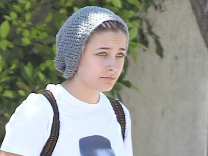 Paris Jackson fotografiada en Los Ángeles el pasado mes de agosto.