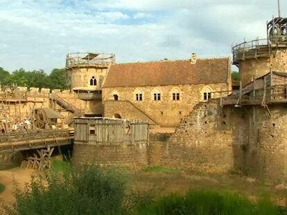 La fortaleza Guedelon, en el norte de la región francesa de Borgoña.