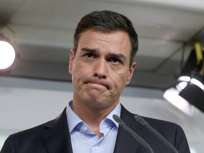 El secretario general del PSOE, Pedro Sánchez.