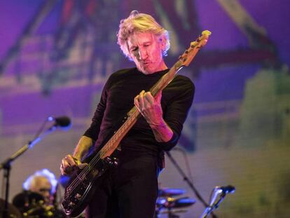 Roger Waters durante su concierto de este miércoles en la Ciudad de México.