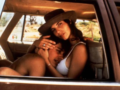 Maribel Verdú en ‘Y tu mamá también’ (2001). El director mexicano Alfonso Cuarón la llevó al límite, al igual que a Gael García Bernal y Diego Luna.