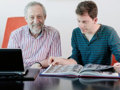 Alberto Ruiz y Jónatan Piedra, queridos físicos