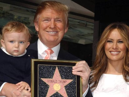 La estrella de Donald Trump, de nuevo en el Paseo de la Fama