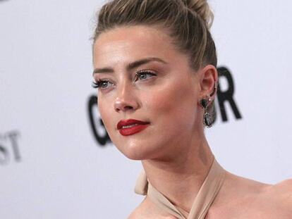 Amber Heard, en la entrega de los premios 'Glamour'.