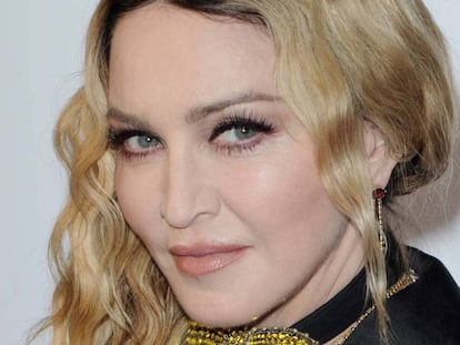 Madonna, durante la entrega del premio de Mujer del año en Billboard.