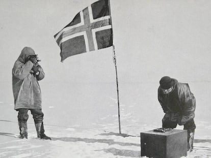 El capitan Roald Amundsen.