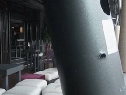 Fotograma del vídeo grabado en el interior de la sala Reina.