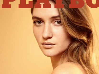 La modelo Elizabeth Elam, en la portada de 'Playboy' de marzo/abri que recupera los desnudos en sus páginas.