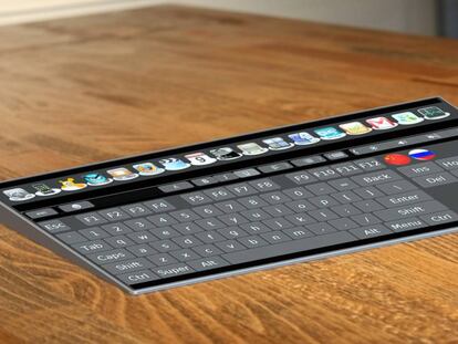 Un teclado táctil y para todos los idiomas